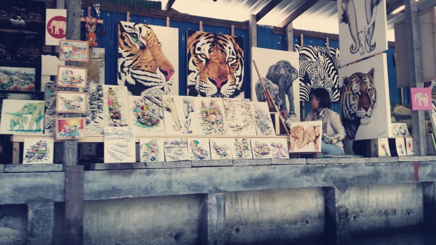 Kanchanaburi Damnoen Saduak Floating Market