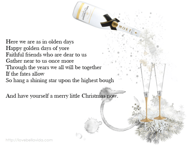 Merry Little Christmas Moet Chandon 5