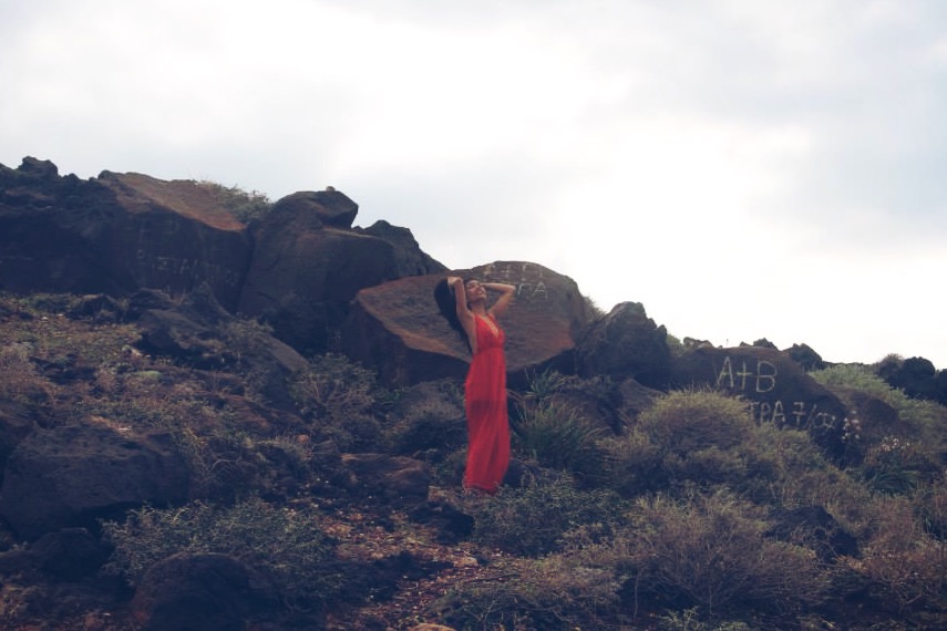 Our First Couplemoon Red Beach Santorini