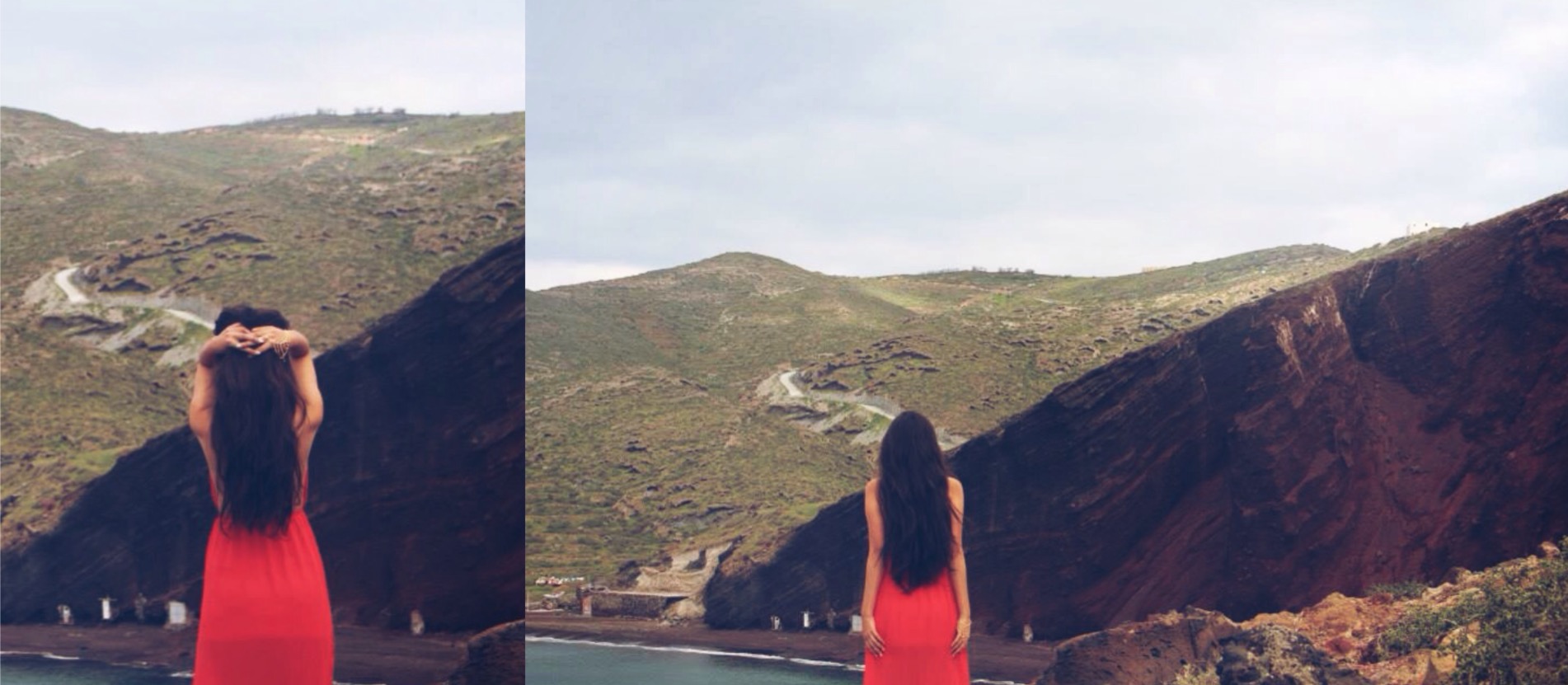 Our First Couplemoon Red Beach Santorini