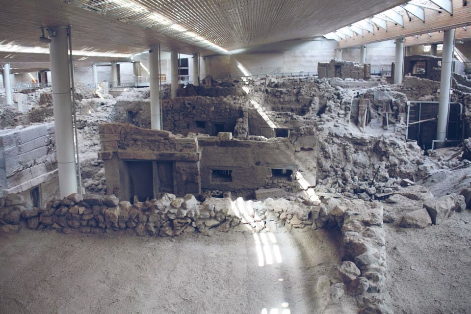 Our First Couplemoon Akrotiri Archaeology Site