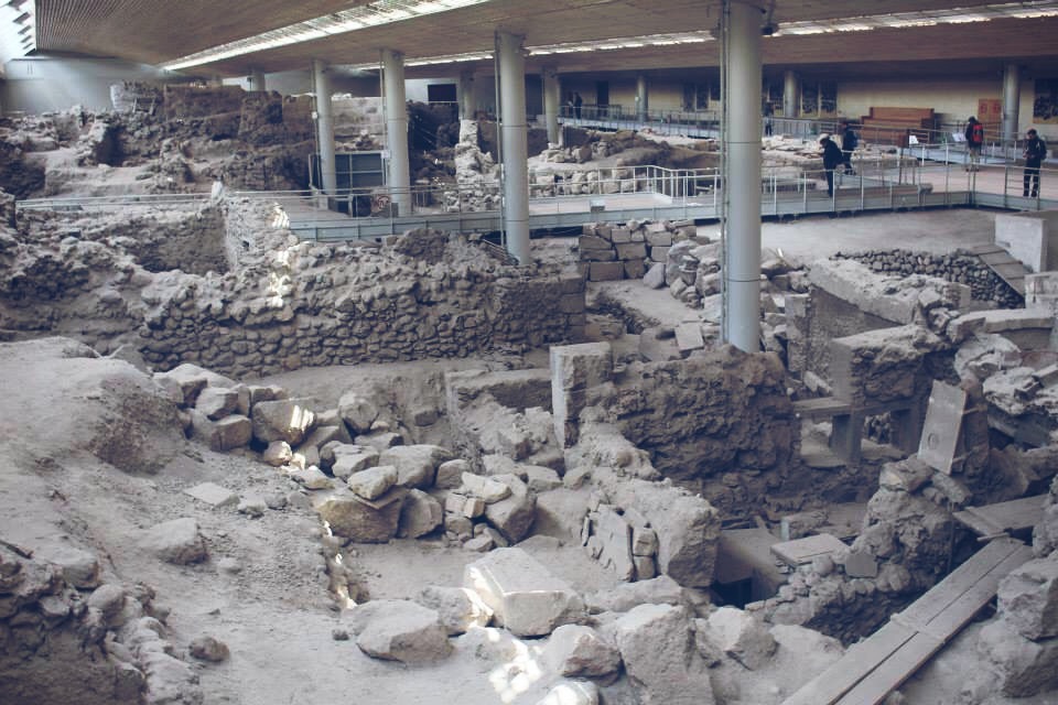 Our First Couplemoon Akrotiri Archaeology Site