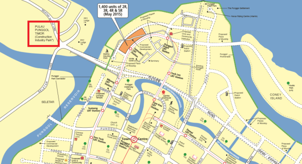 Red box is to bring to your attention the location of 14,000 Foreign Worker Dormitory that are already on the works.