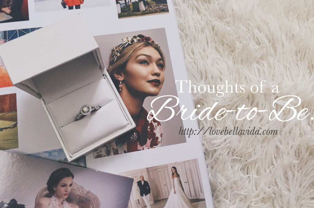 Thoughts of a&nbsp;Bride-to-Be