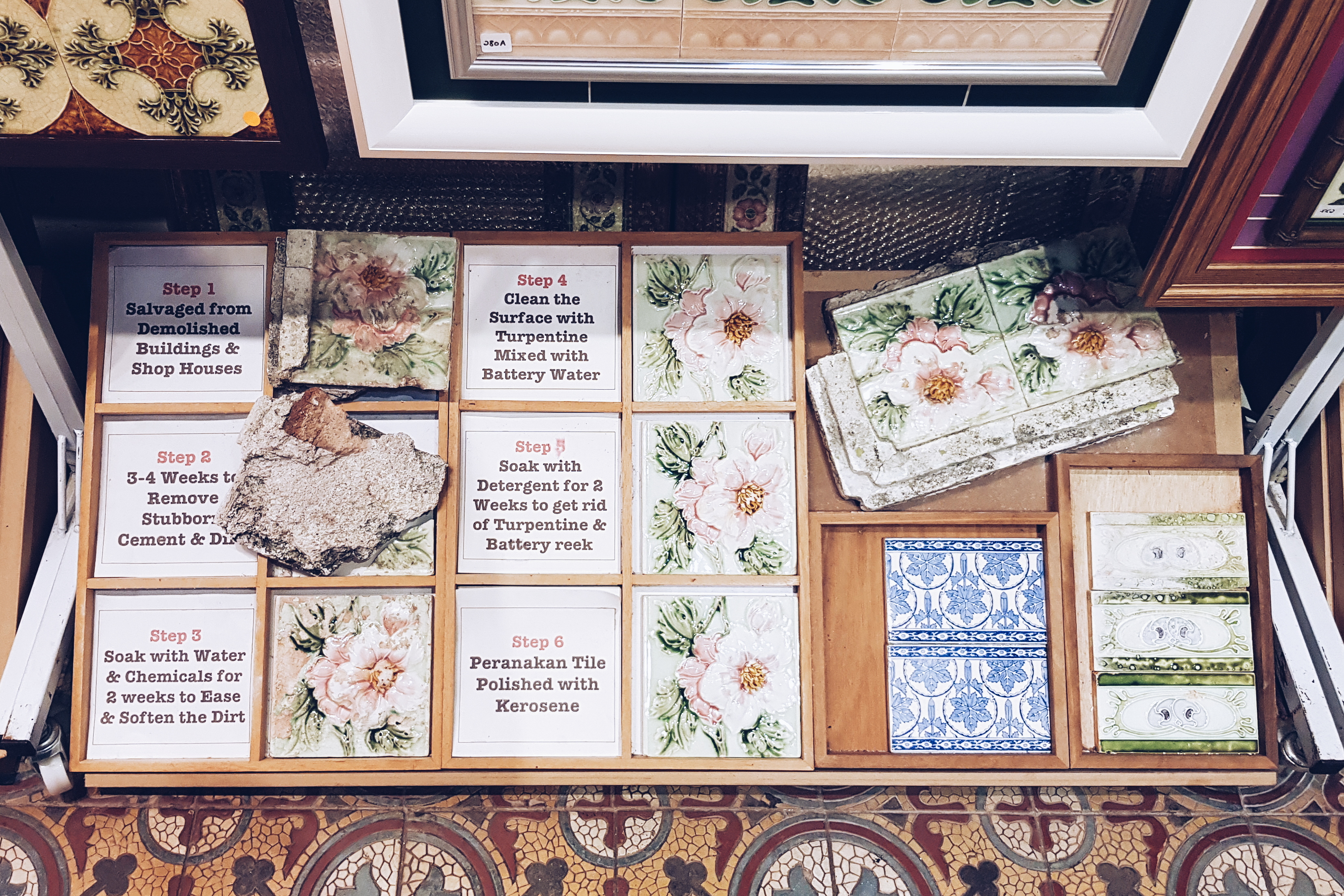 Peranakan Tiles in Singapore