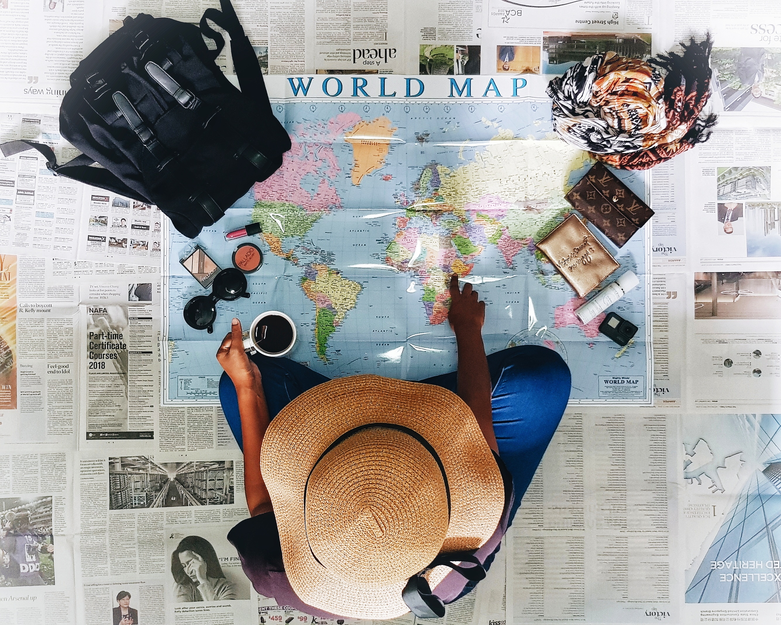 Gaston Luga Classic Black Travel Backpack