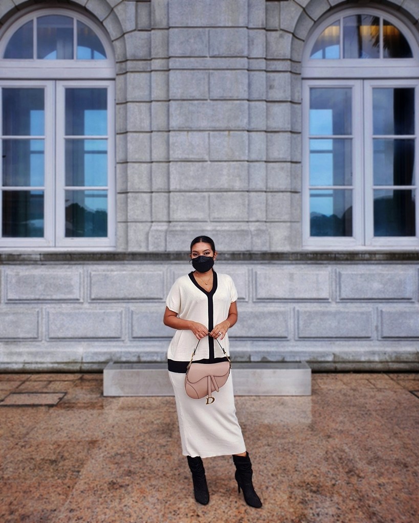 How to Style a Two-Piece Set Tracyeinny Dior Saddle