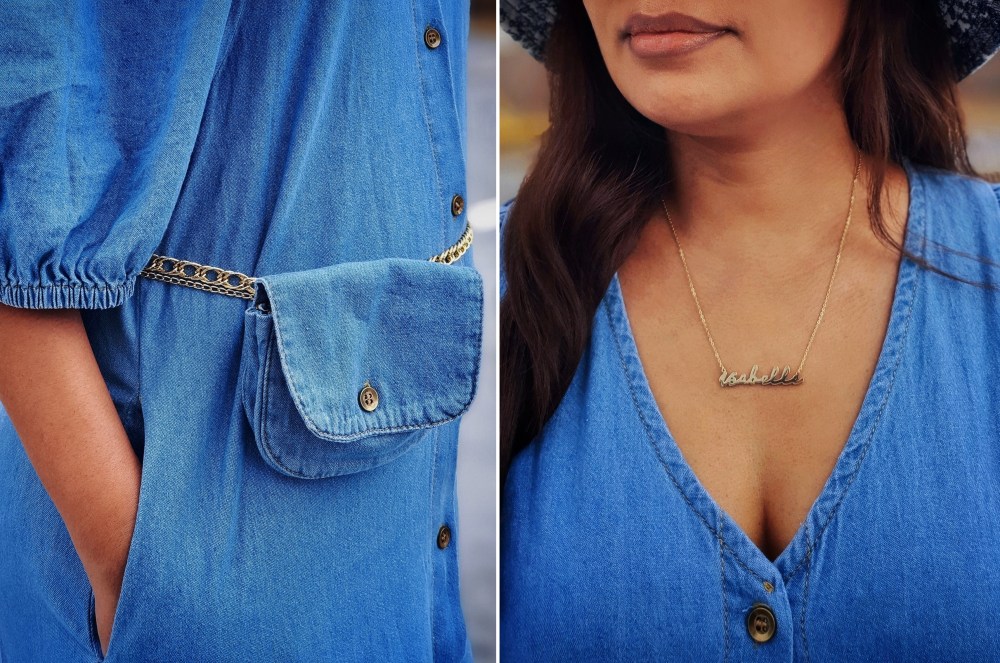 How to Style a Denim Dress