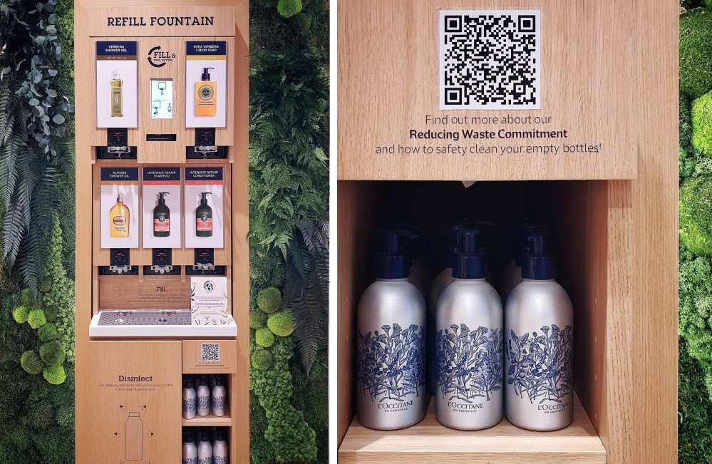 L'OCCITANE Big Little Things Boutique with Recycling Program