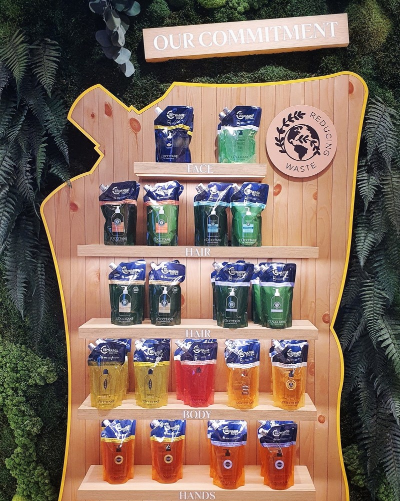 L'OCCITANE Big Little Things Boutique with Recycling Program