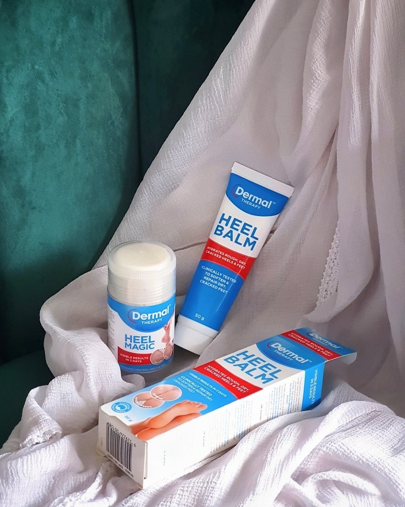 Heal Cracked Heels in 3 Days with Dermal Therapy Heel Balm and Heel Magic
