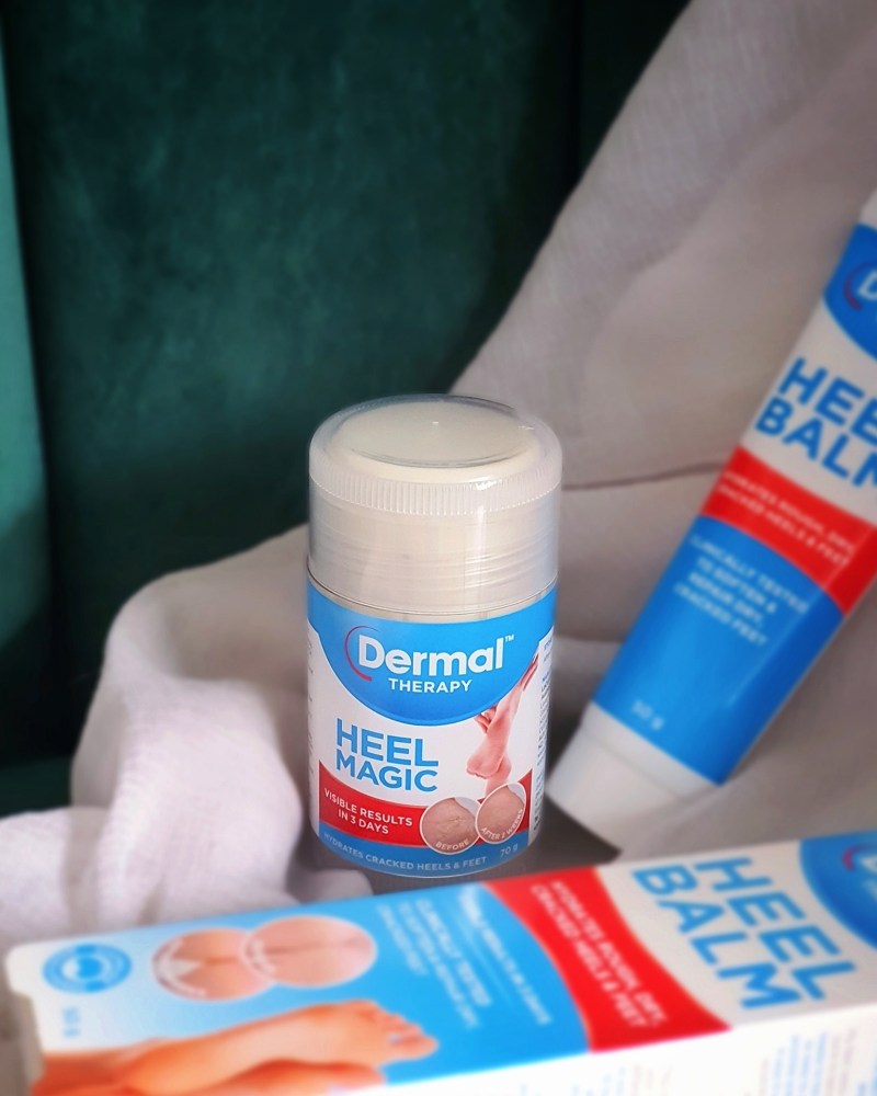 Heal Cracked Heels in 3 Days with Dermal Therapy Heel Balm and Heel Magic
