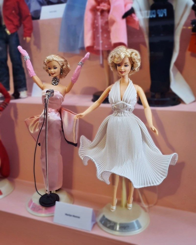 Marilyn Monroe Gentlemen Prefer Blondes and The Seven Year Itch Doll House of Dreams: The Biggest Barbie Exhibition in Singapore ION Orchard