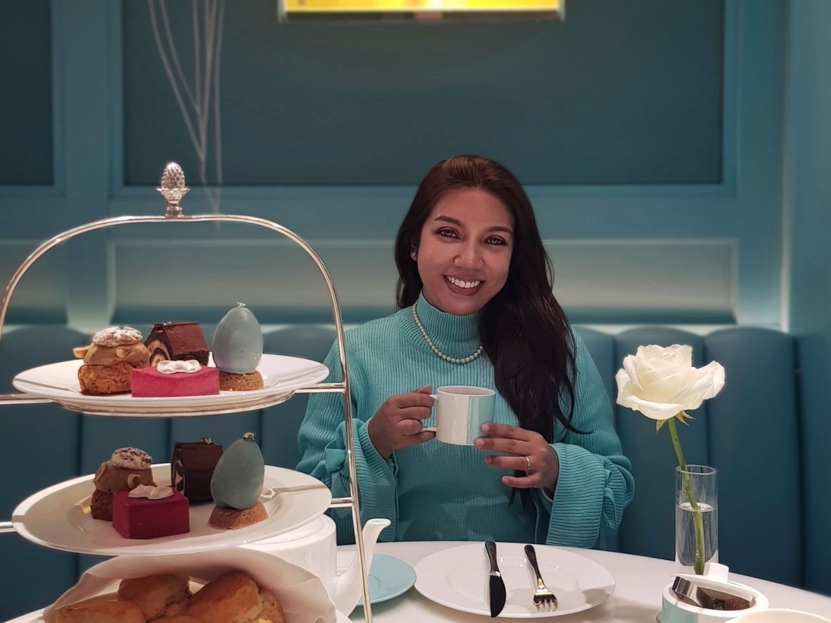 Afternoon Tea at Tiffany Blue Box Cafe&nbsp;Harrods