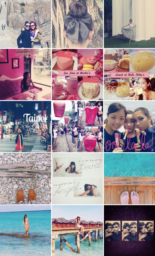 @lovebellavida Instagram Feed through the years 2014