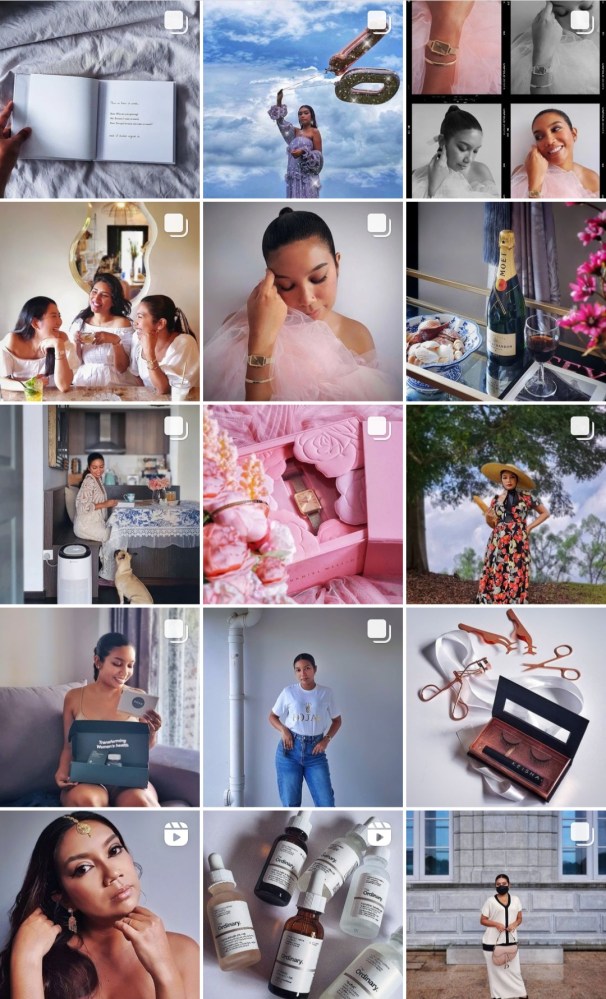 @lovebellavida Instagram Feed through the years 2022