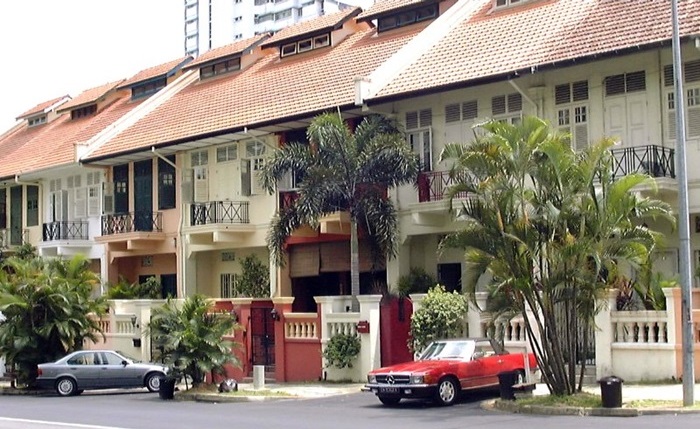 Cairnhill Road Shophouses in Singapore