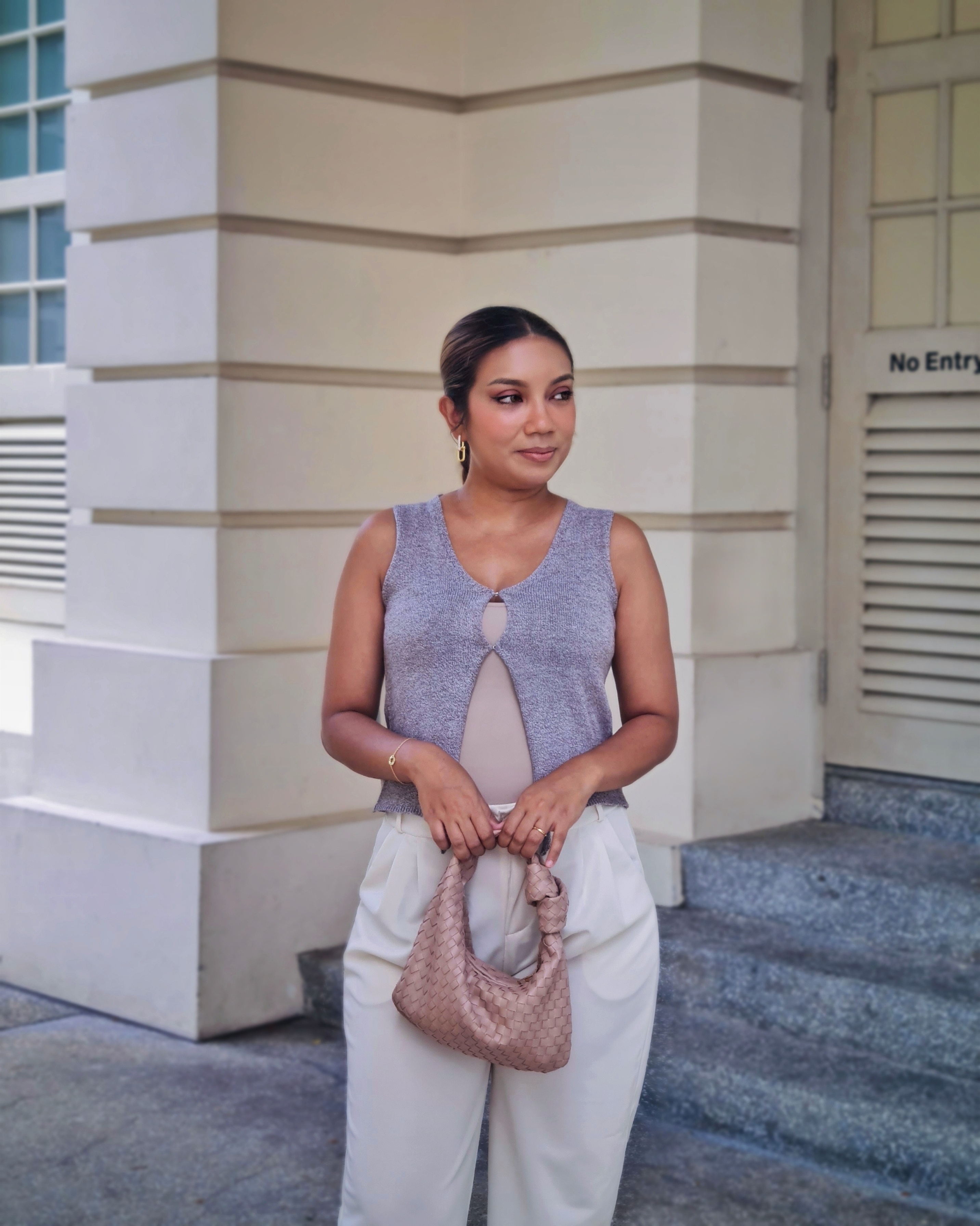 Shopee Outfit of Designer Dupe Rumored Prince Street Knitted Vest