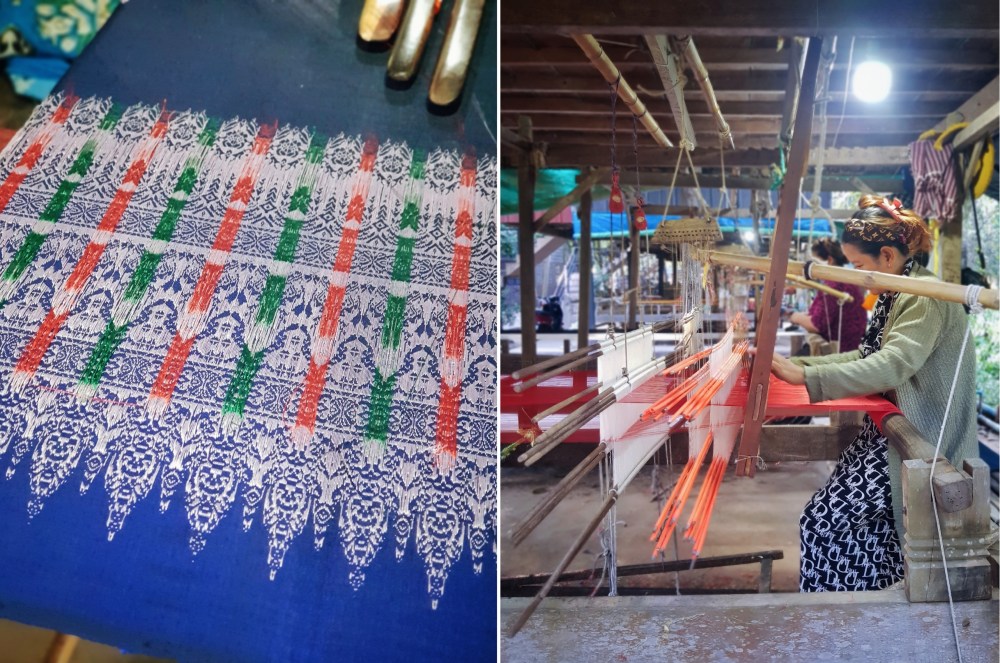 Silk Island Phnom Penh Traditional Silk Weaving