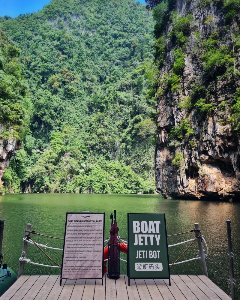 Tasik Cermin Mirror Lake in Ipoh Perak