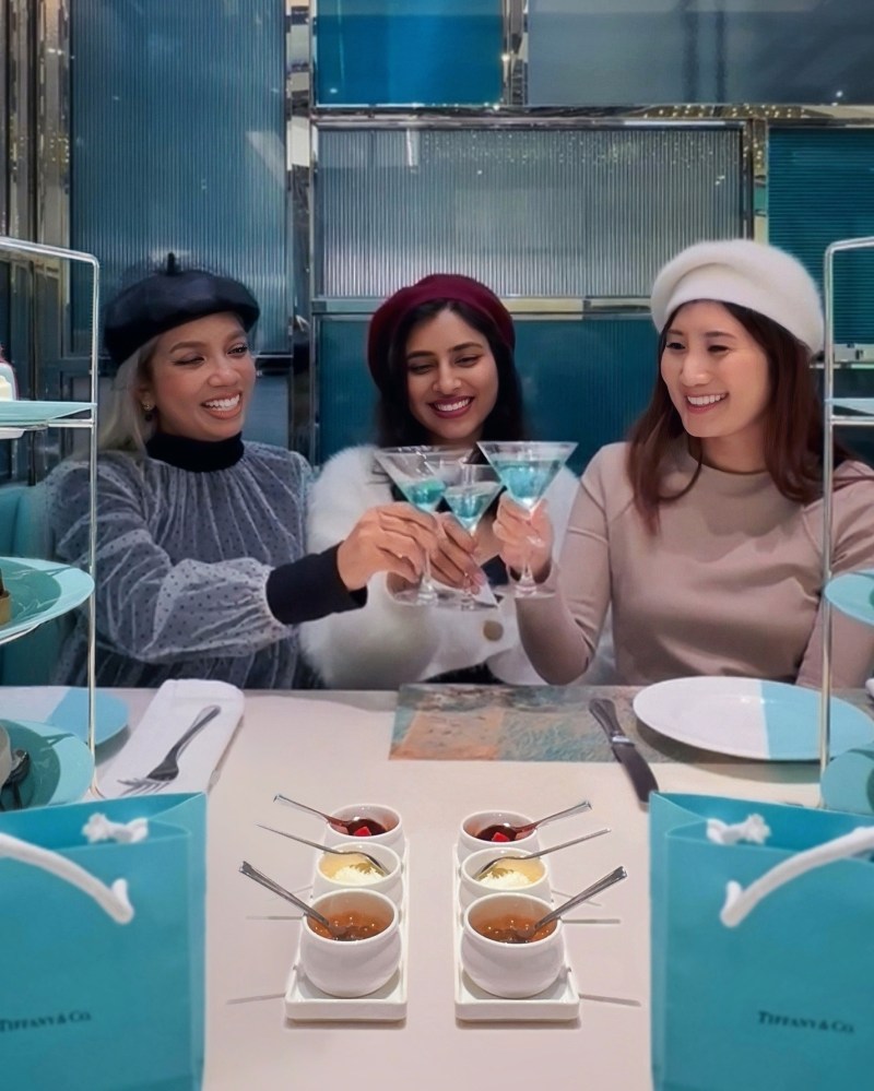 Afternoon Tea at Tiffany Blue Box Cafe Hong Kong