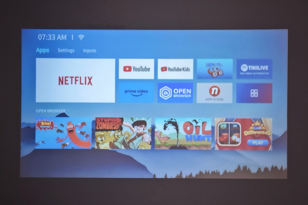 LUMOS RAY V2 Projector: Upgraded with Certified Netflix & YouTube