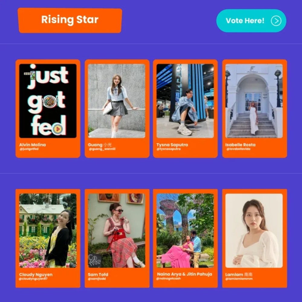 Klook Kreatorverse 2024 Rising Star Nomination