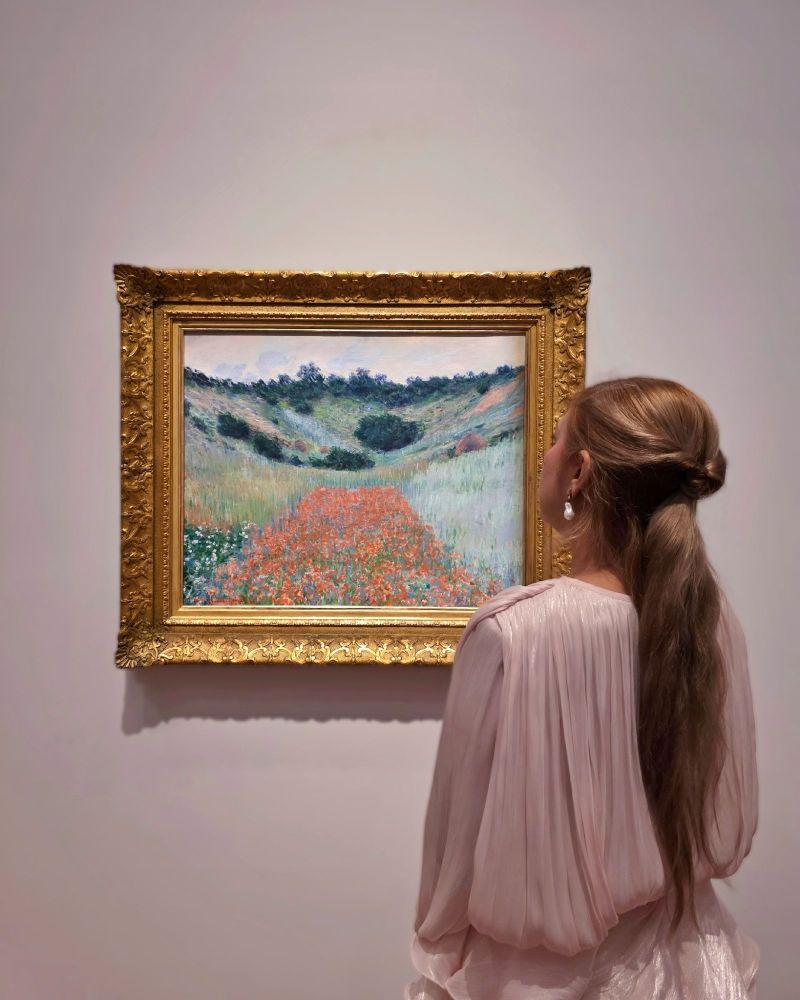 Poppy Field in a Hollow near Giverny by Claude Monet at Into the Modern: Impressionism from the Museum of Fine Arts, Boston at National Gallery Singapore