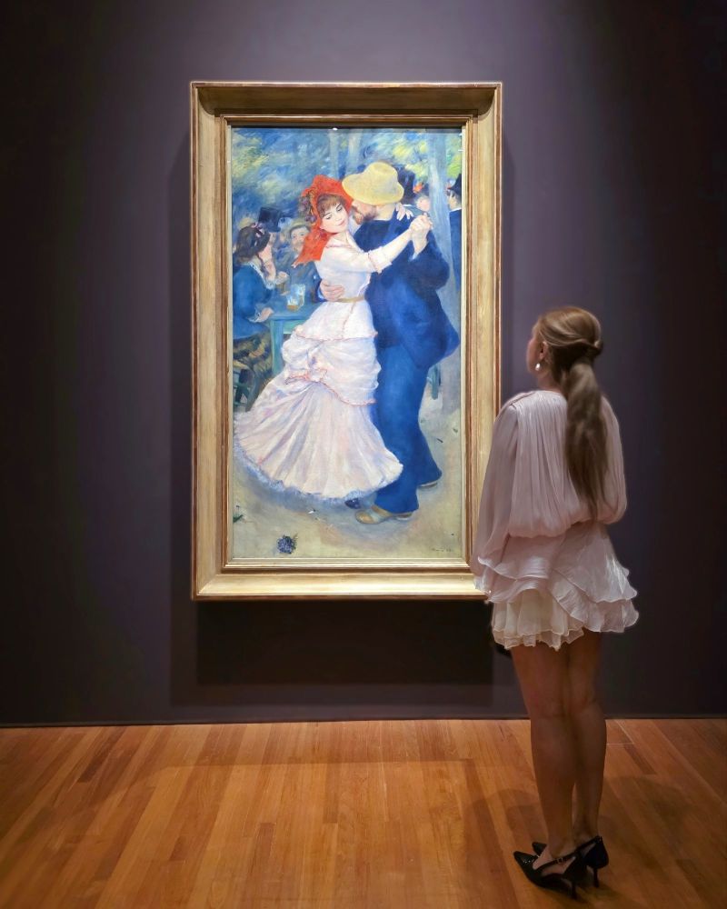 Dance at Bougival by Pierre-Auguste Renoir at Into the Modern: Impressionism from the Museum of Fine Arts, Boston at National Gallery Singapore