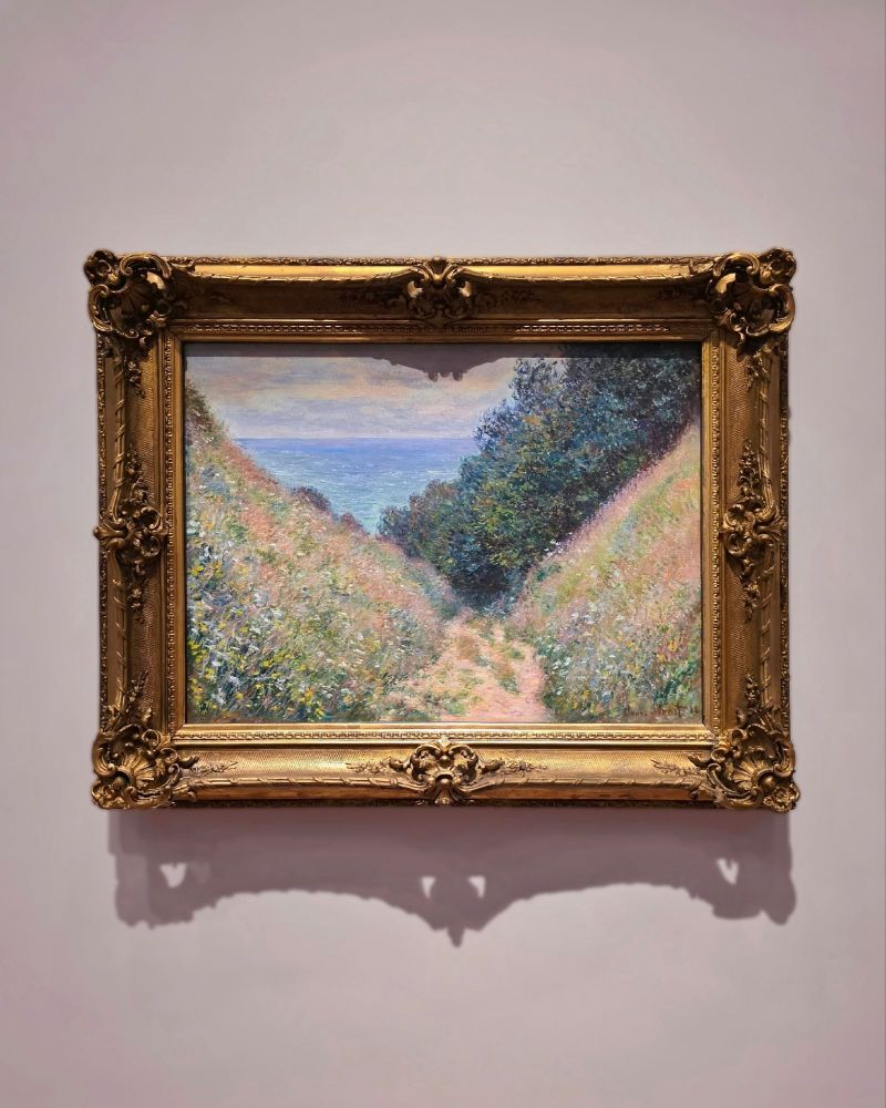 Road at La Cavée, Pourville by Claude Monet at Into the Modern: Impressionism from the Museum of Fine Arts, Boston at National Gallery Singapore
