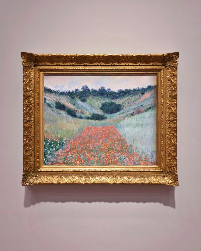Poppy Field in a Hollow near Giverny by Claude Monet at Into the Modern: Impressionism from the Museum of Fine Arts, Boston at National Gallery Singapore