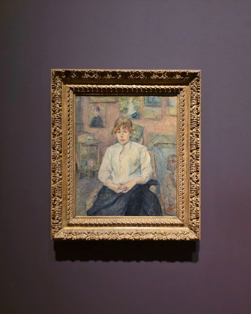 Carmen Gaudin in the Artist's Studio by Henri de Toulouse-Lautrec at Into the Modern: Impressionism from the Museum of Fine Arts, Boston at National Gallery Singapore