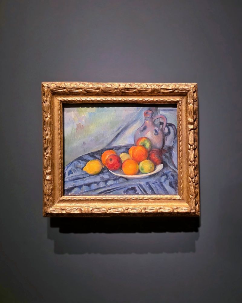 Fruit and a Jug on a Table by Paul Cézanne at Into the Modern: Impressionism from the Museum of Fine Arts, Boston at National Gallery Singapore